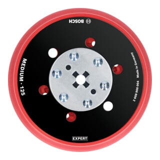 Bosch Expert Multihole (Expert Multihole) Tampon support universel, 125 mm, moyen