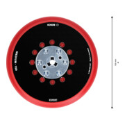 Bosch Expert Multihole Universal backing pad, 150 mm, moyen