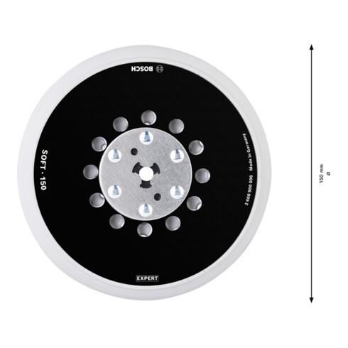 Bosch Expert Multihole Universal backing pad, 150 mm, souple