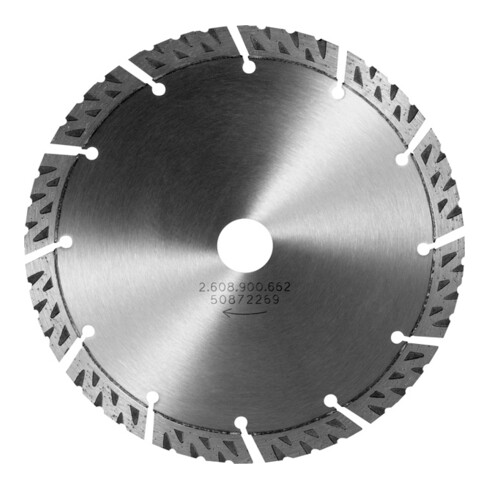 Bosch EXPERT MultiMaterial diamantdoorslijpschijven 180 x 22,23 x 2,4 x 12mm voor grote haakse slijpmachines met klemmoer