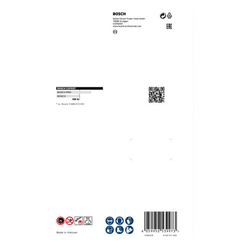 Bosch EXPERT MultiMaterial diamantdoorslijpschijven 180 x 22,23 x 2,4 x 12mm voor grote haakse slijpmachines met klemmoer