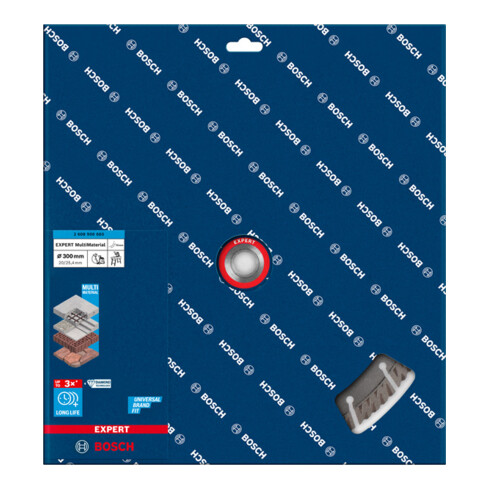 Bosch EXPERT MultiMaterial diamantdoorslijpschijven 300 x 20/25,40 x 3 x 15mm voor tafelzagen