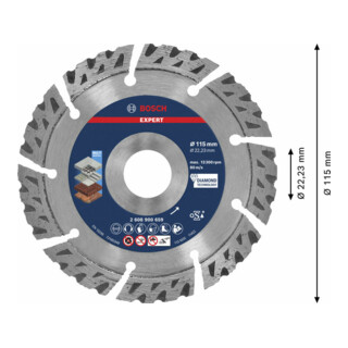 Bosch EXPERT MultiMaterial Diamanttrennscheiben