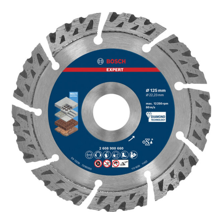 Set GWS 14-125 S (C) Carbide Multiwheel 125x22.23mm EXPERT DIA TS MultiMat 125x2