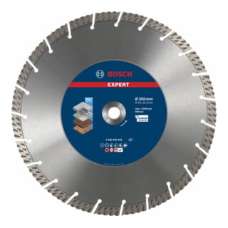 Bosch EXPERT MultiMaterial Diamanttrennscheiben 350 x 20/25,40 x 3,3 x 15mm für Tischsägen