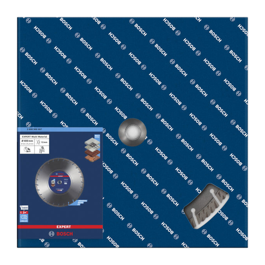 Bosch EXPERT MultiMaterial Diamanttrennscheiben 400 x 20/25,40 x 3,3 x 12mm für Tischsägen
