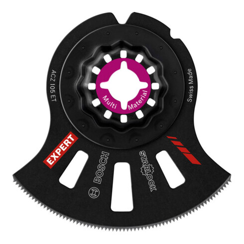 Bosch Expert MultiMaterial Segment Blade (lame de scie à segment) ACZ 105 ET Lame pour outils multifonctions