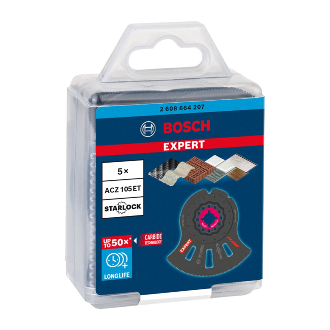 Bosch Expert MultiMaterial Segment Blade (lame de scie à segment) ACZ 105 ET Lame pour outils multifonctions