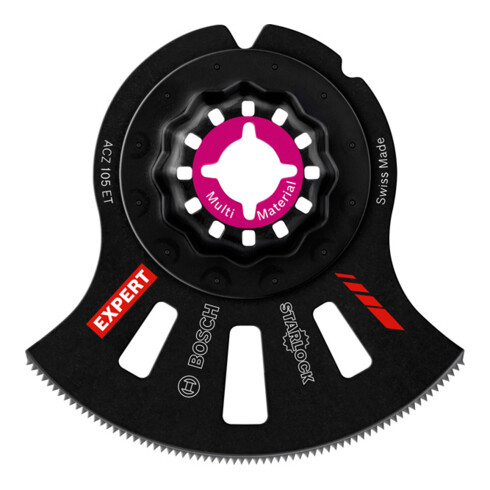 Bosch Expert MultiMaterial Segment Blade (Segmentsägeblatt) ACZ 105 ET Blatt für Multifunktionswerkzeuge