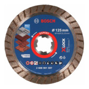Bosch EXPERT MultiMaterial X-LOCK Diamanttrennscheiben, 125 x 22,23 x 2,4 x 12 mm
