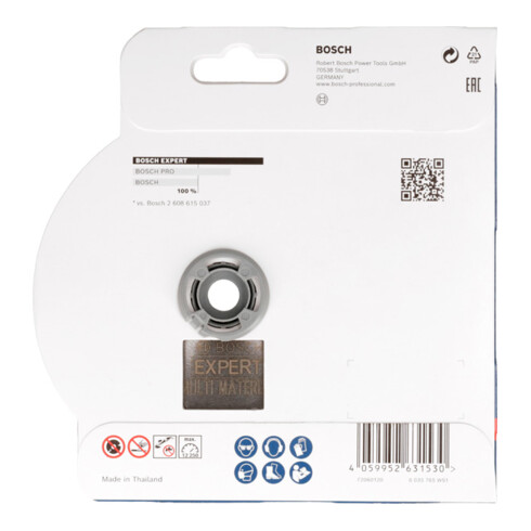 Bosch EXPERT MultiMaterial X-LOCK Diamanttrennscheiben, 125 x 22,23 x 2,4 x 12 mm