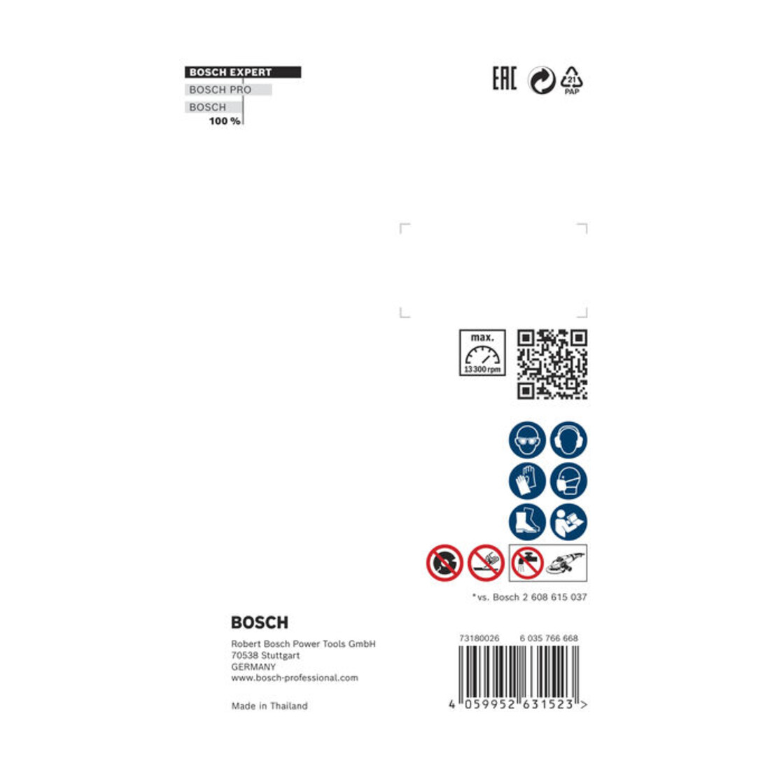Bosch EXPERT MultiMaterial X-LOCK Disques à tronçonner diamantés, 115 x 22,23 x 2,4 x 12 mm