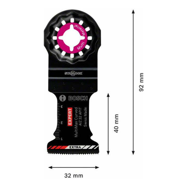 Bosch Expert MultiMax AIZ 32 APIT Lame pour outils multifonctions, 32 mm