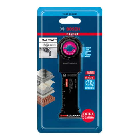 Bosch Expert MultiMax MAII 32 APIT lame pour outils multifonctions, 32 mm