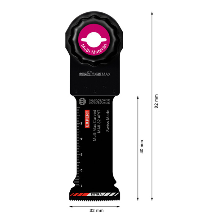 Bosch Expert MultiMax MAII 32 APIT lame pour outils multifonctions, 32 mm