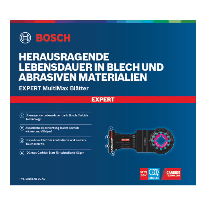 Bosch EXPERT MultiMax MAIZ 32 APIT Blat für Multifunktionswerkzeuge 32mm für oszillierende Multifunktionswerkzeuge