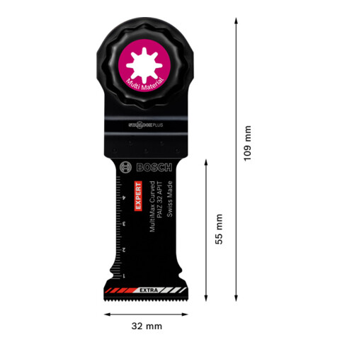 Bosch Expert MultiMax PAIZ 32 APIT-mes voor multifunctioneel gereedschap, 32 mm
