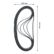 Bosch EXPERT N470 Schleifban für Bandschleifer 40 x 760mm fein 10-tlg. voor buisbandslijpmachine.-4