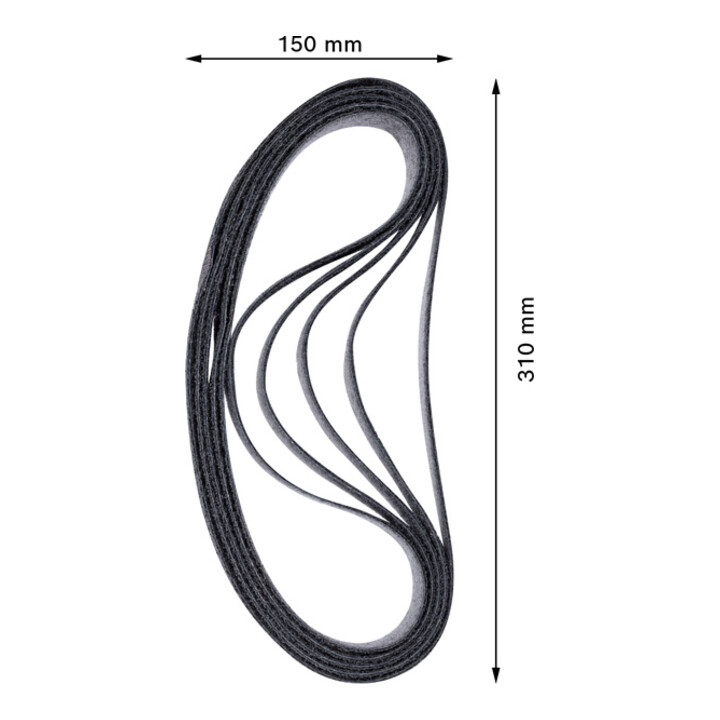 Bosch EXPERT N470 Schleifban für Bandschleifer 40 x 760mm grob 10-tlg. für Rohrbandschleifer.