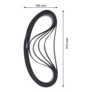 Bosch EXPERT N470 Schleifban für Bandschleifer 40 x 760mm grob 10-tlg. voor buisbandslijpmachine.-4