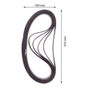 Bosch EXPERT N470 Schleifban für Bandschleifer 40 x 760mm mittel 10-tlg. für Rohrbandschleifer.-4