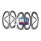 Bosch EXPERT N470 schuurkoker voor satineermachines 100 x 290mm 90mm medium 10-delig voor satineermachines