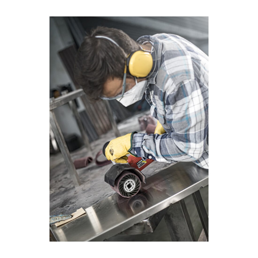 Bosch EXPERT N470 schuurkoker voor satineermachines 100 x 290mm 90mm medium 10-delig voor satineermachines