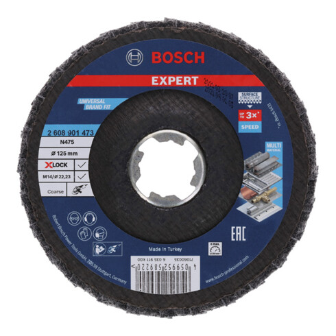 Bosch EXPERT N475 SCM X-LOCK Disc, 125mm, grob