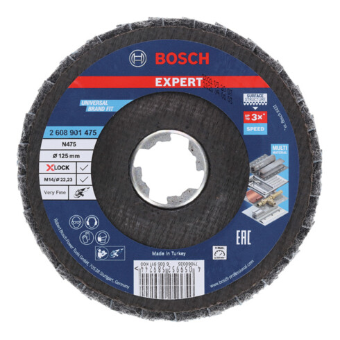 Bosch EXPERT N475 SCM X-LOCK Disc, 125mm, sehr fein