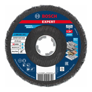 Bosch EXPERT N475 SCM X-LOCK Disque, 125mm, très fin
