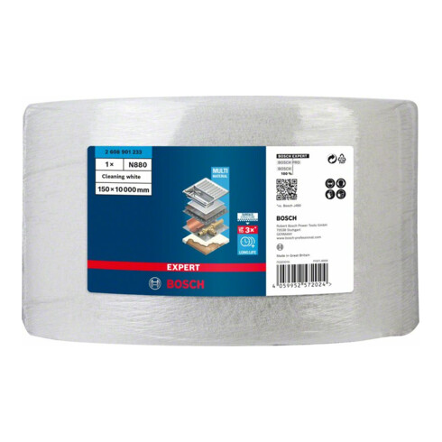 Bosch Expert N880 rouleau de polaire, 150 mm x 10 m, nettoyage