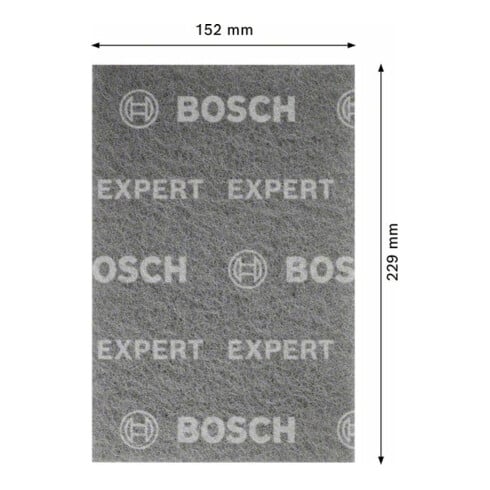 Bosch Expert N880 tampon molletonné pour ponçage manuel, 152 x 229 mm, ultra fin S