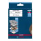Bosch EXPERT N880 Vliespad zum Handschleifen 115 x 140mm grob A 2-tlg. für Handschleifen
