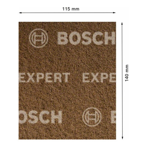 Bosch EXPERT N880 Vliespad zum Handschleifen 115 x 140mm grob A 2-tlg. für Handschleifen