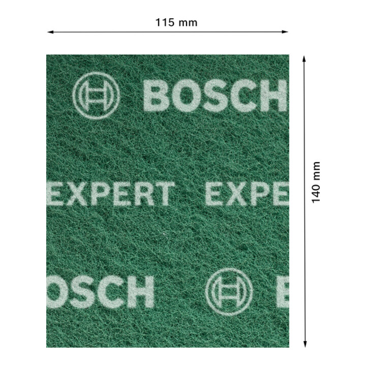 Bosch EXPERT N880 Vliespad zum Handschleifen 115 x 140mm sehr fein A 2-tlg. für Handschleifen