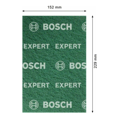 Bosch EXPERT N880 Vliespad zum Handschleifen, 152 x 229mm, Allzweck