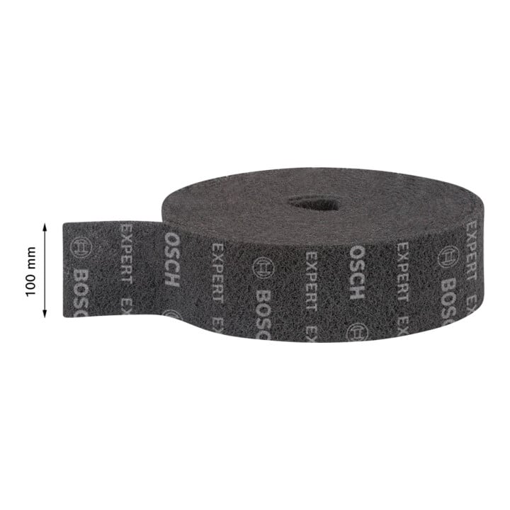 Bosch EXPERT N880 Vliesrolle zum Handschleifen 100mm x 10m Medium S 10-tlg. für Handschleifen