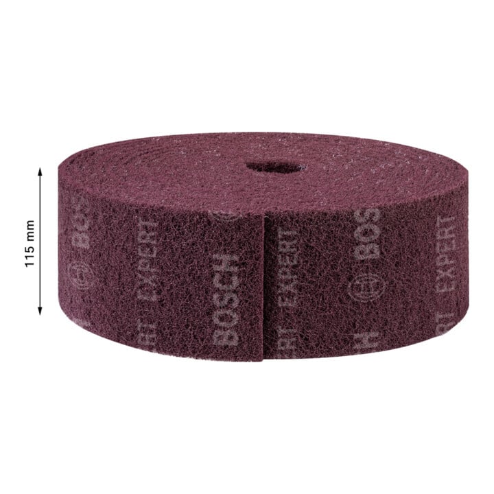 Bosch EXPERT N880 Vliesrolle zum Handschleifen 115mm x 10m Medium A 10-tlg. für Handschleifen
