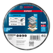 Bosch EXPERT N880 Vliesscheib für Exzenterschleifer 128mm fein 5-tlg. für Exzenterschleifer-2