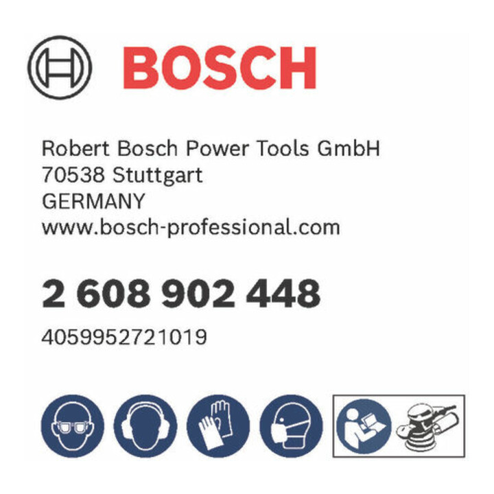 Bosch EXPERT O780 Foil Schleiffolien-Set, 150 mm, G80/G120/G180, 9-tlg.