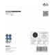 Bosch EXPERT O780 Folienschleifscheibe, 125 mm, G320-5