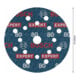 Bosch EXPERT O780 Folienschleifscheibe, 125 mm, G80-5