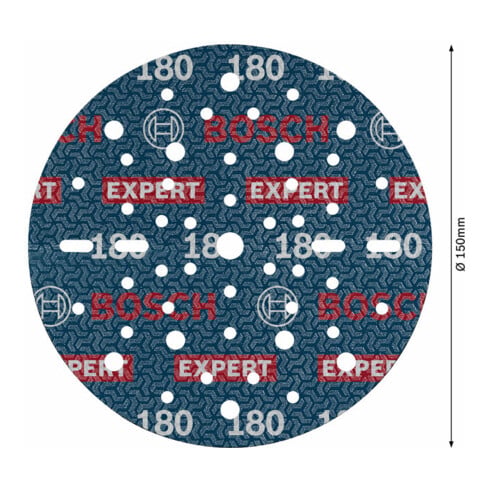 Bosch EXPERT O780 Folienschleifscheibe, 150 mm, G180