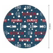 Bosch EXPERT O780 Folienschleifscheibe, 150 mm, G180-4