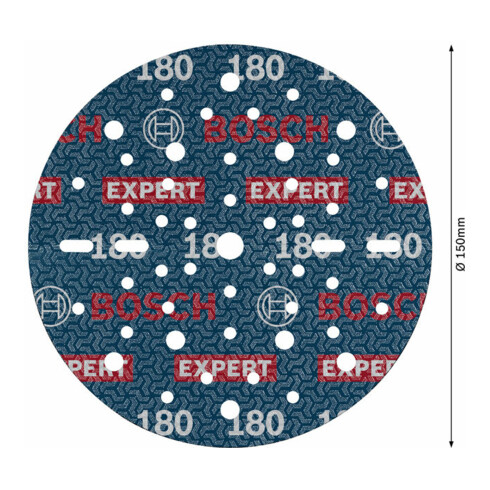 Bosch EXPERT O780 Folienschleifscheibe, 150 mm, G180