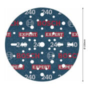 Bosch EXPERT O780 Folienschleifscheibe, 150 mm, G240-5