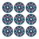 Bosch EXPERT O780 Set de feuilles abrasives, 125 mm, G80/G120/G180, 9 pcs-1