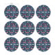Bosch EXPERT O780 Set de feuilles abrasives, 150 mm, G80/G120/G180, 9 pcs
