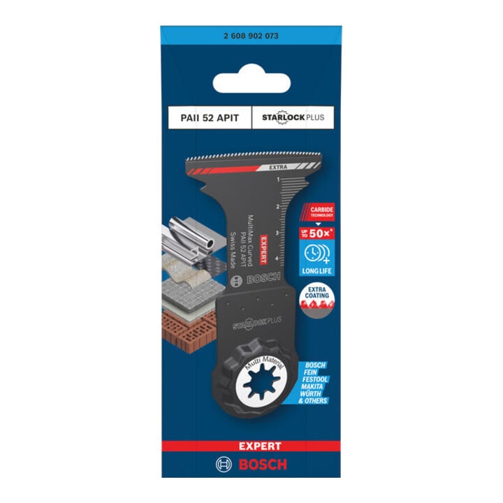Bosch EXPERT PAII 52 APIT MultiMax invalzaagblad, 52 x 50 mm