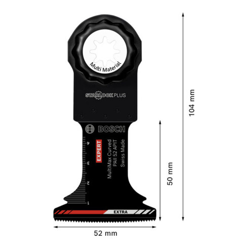 Bosch EXPERT PAII 52 APIT MultiMax Tauchsägeblatt, 52 x 50 mm